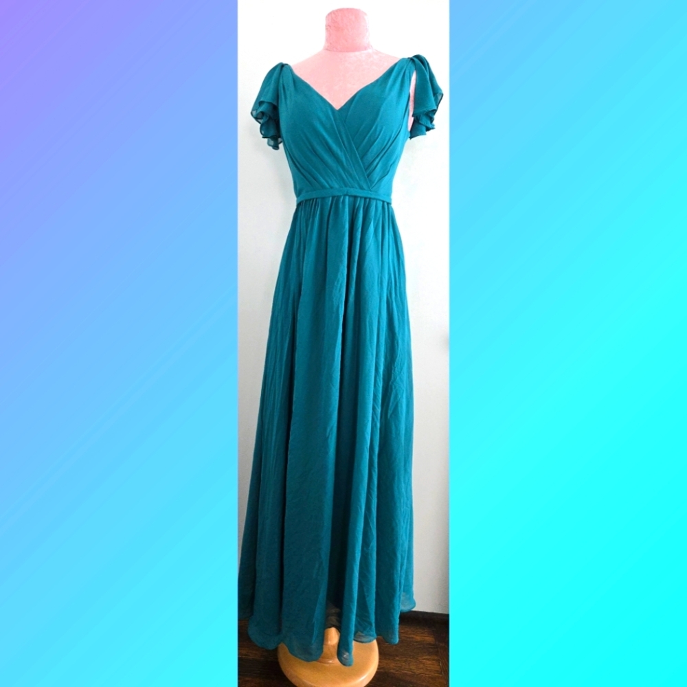 Bridesmaid Prom Maxi‎ Dress Vnaix Size 2